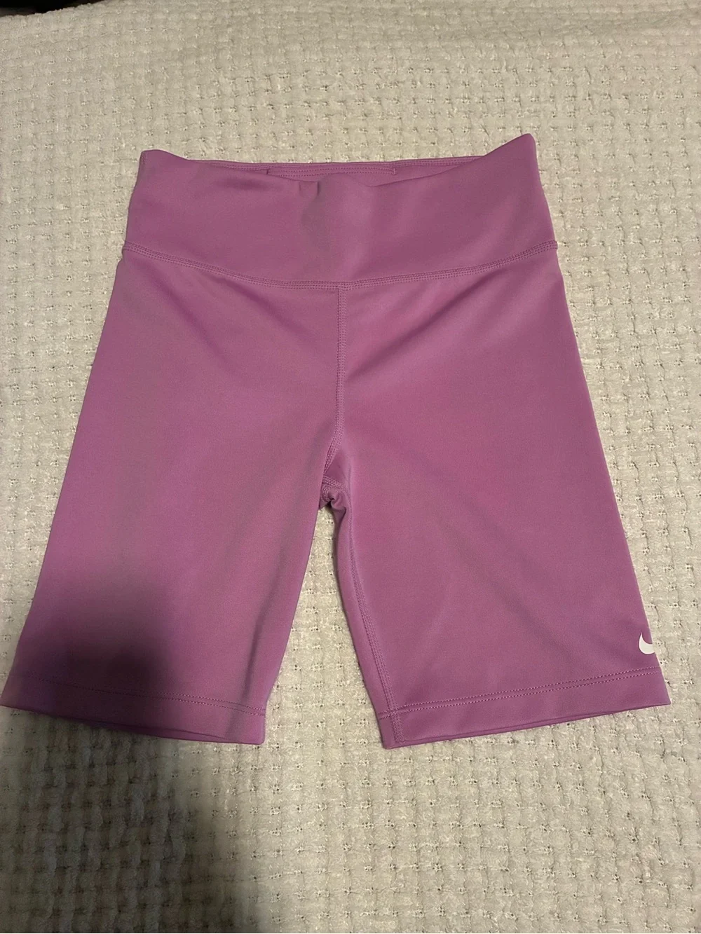 Nike Women's Lavender High-Waist Bike Shorts